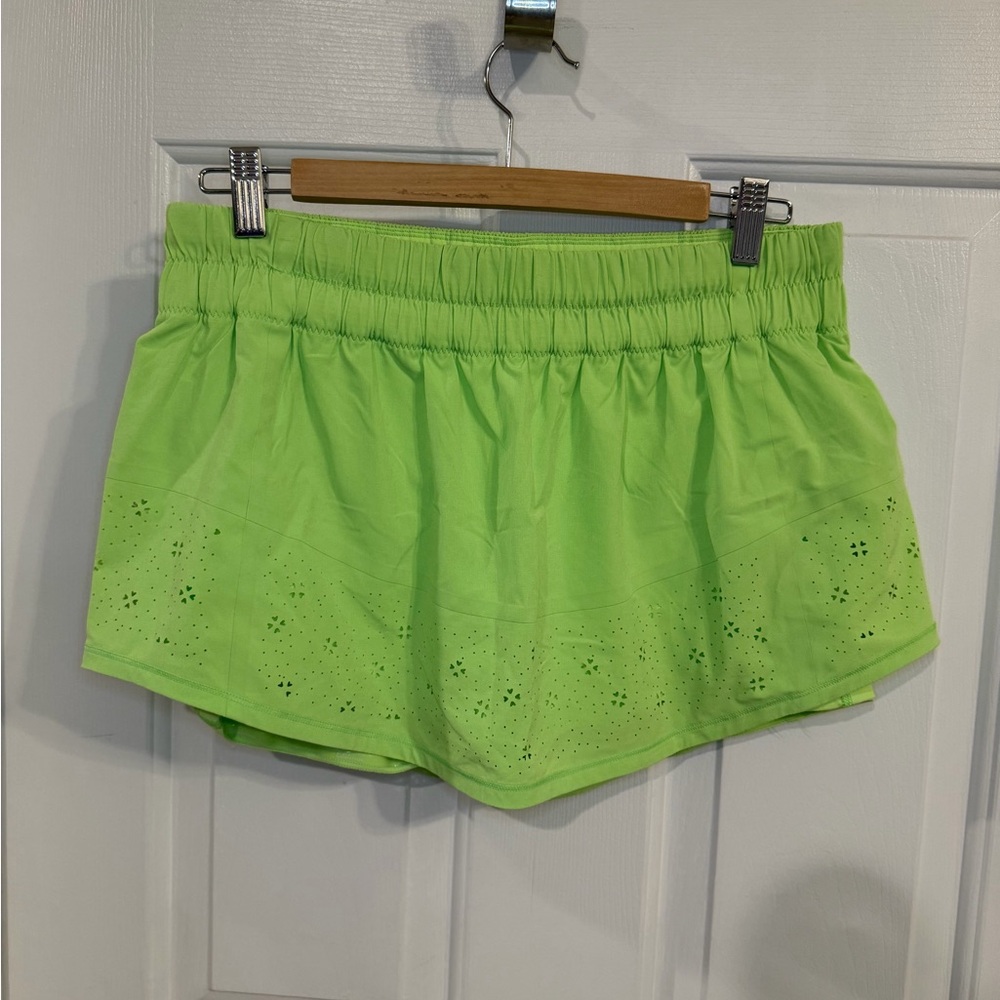Lululemon Athletica Lime Green Skorts